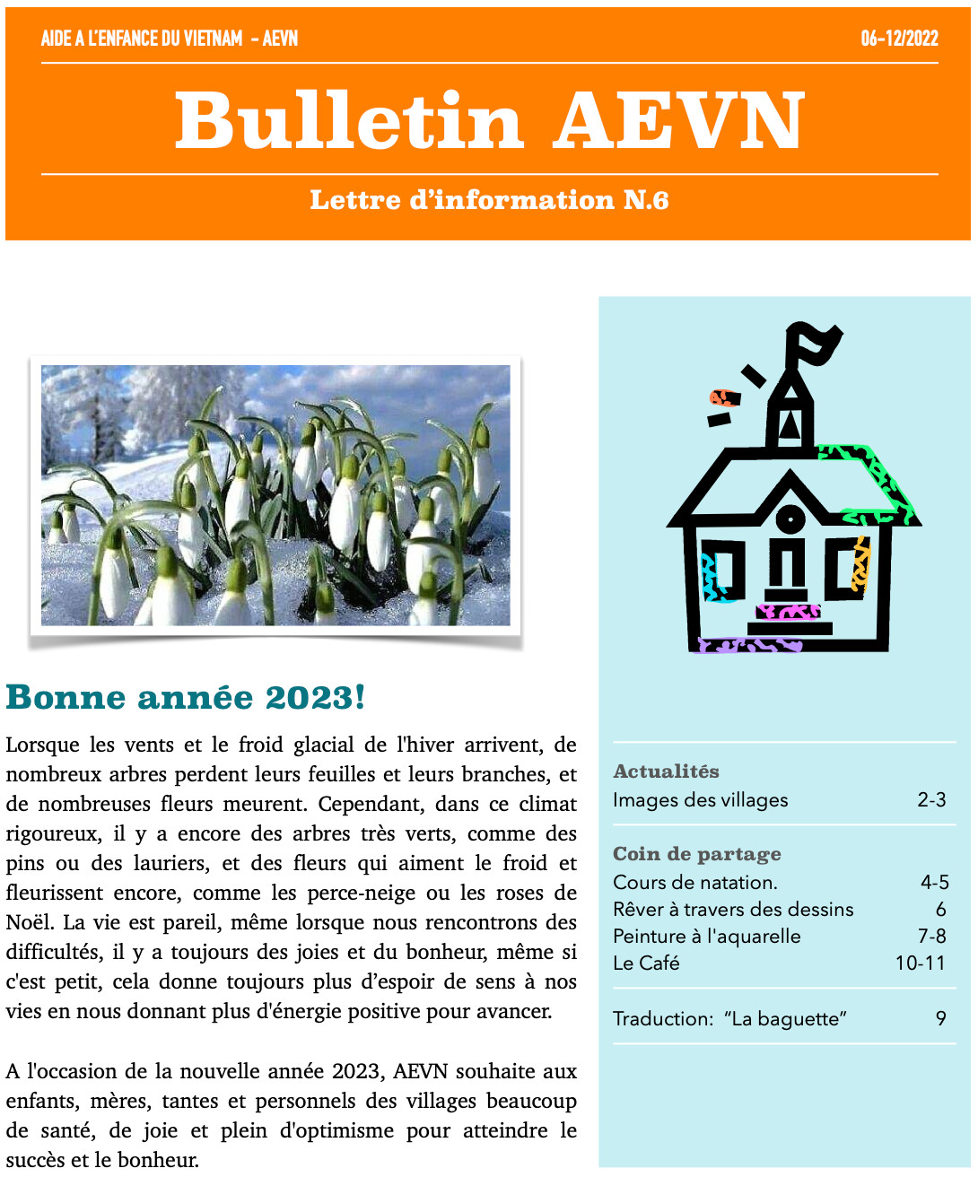 Bulletin AEVN numéro 6 (décembre 2022)